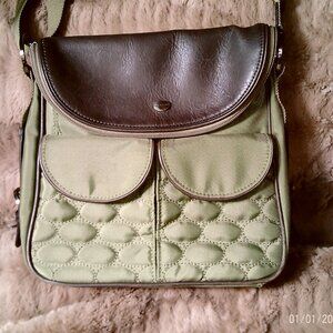 Mosey Life by Baggallini Big Smiler Purse Bag w/Wallet in Mosey Green
